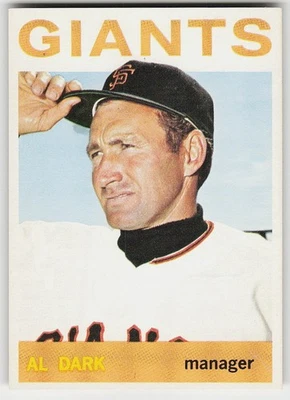 1964 Topps #529 Al Dark Béisbol Gigantes de San Francisco Foto 1 de 2