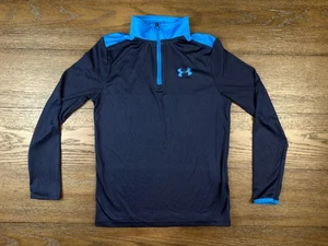 Under Armour Heatgear 1/4 Zip Long Sleeve Jacket Style #1299018-408 Youth Medium - Picture 1 of 10