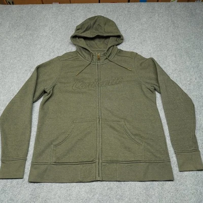 Sudadera con Capucha Carhartt Para Mujer Oliva XL Algodón Poliéster Cremallera Sudadera Foto 1 de 4