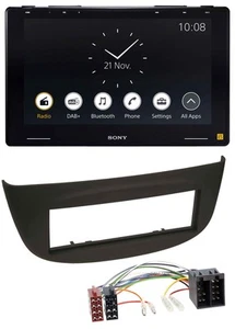 Sony USB MP3 DAB Bluetooth Autoradio für Renault Twingo (07-12) schwarz - Bild 1 von 7