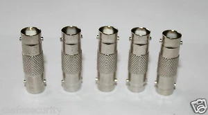5 Female to Female BNC Barrel Connector CCTV Coax Adapter bcs - Picture 1 of 2