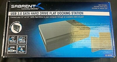 L👀K Sabrent USB 3.0 Sata Hard Drive Flat Docking Station - Image 1 of 4