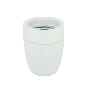 Porcelain lamp holder E27 - E27 lampholder ceramic - Picture 1 of 4