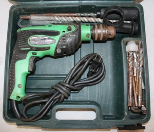 Hitachi Hammer Drill FDV 16VB2 W/ Case, auxiliary Handle, extra Drill Bits - Picture 1 of 12