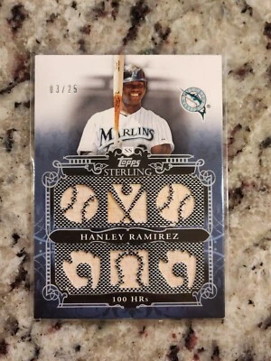 2010 Topps Sterling Stats Relics Six/25 Hanley Ramírez #SSR-110 Foto 1 de 2