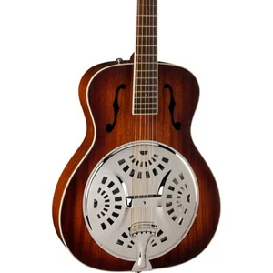 Fender Paramount PR-180E Acoustic-Electric Resonator Guitar Aged Cognac Burst - Picture 1 of 7