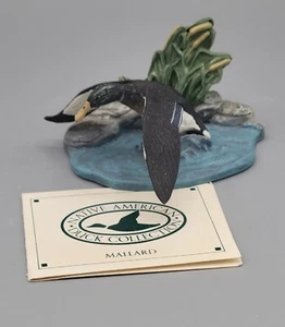 Vintage 1989 Avon Native American Duck Collection Mallard Original Info. Karte - Bild 1 von 12
