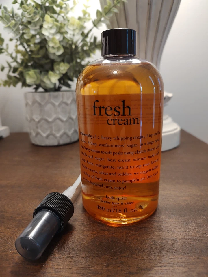 Philosophy Fresh Cream Body Spritz 480ml 16 FL Oz With Spray Pump Bb21