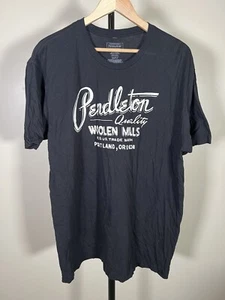 Pendleton schwarz Rundhals Woolen Mills Portland Decke Southwest T-Shirt Gr. XXL - Bild 1 von 7