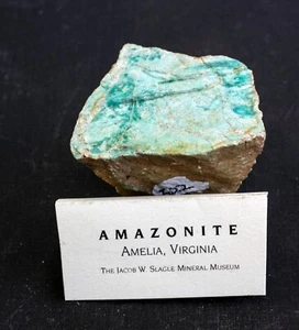 Amazonita, Palacio de Justicia de Amelia, Condado de Amelia, Virginia---Especimen de colección - Imagen 1 de 2