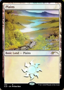 Plains (100) - Foil - Happy Little Gathering x1 - Secret Lair Drop Series - NM-M - Picture 1 of 1