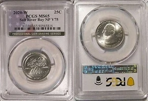 2020 W Salt River Bay NP Quarter 25c PCGS MS65 Privy Mark V75 - Picture 1 of 2