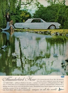 Ford Thunderbird Coupe "Thunderbird Hour" Bj 1962 original Farbanzeige - Bild 1 von 1