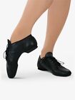 🔥 CAPEZIO KIDS BLACK Split Jazz Shoes EJ1    Size 12.5  M