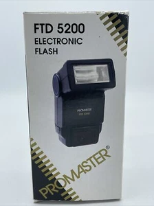 Vintage Promaster FTD 5200 Shoe Mount Flash for Canon New Old Stock - Picture 1 of 10
