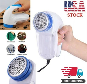 Electric Clothes Lint Pill Fluff Remover Fabric Sweater Household Fuzz Shaver US - Picture 1 of 8