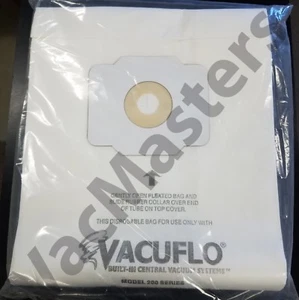Bolsas de repuesto Vacuflo modelo 200, 9 por paquete - NUEVAS - Imagen 1 de 1