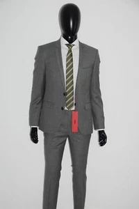 TRAJE HUGO BOSS, Mod. Adris4/Heilon, T. 48 / US 38R, gris abierto - Imagen 1 de 11