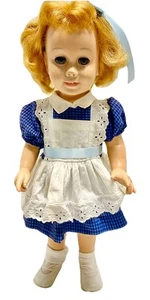Mattel CHATTY CATHY Puppe 1959 Erdbeerblond blaue Augen BILD PERFEKT - Bild 1 von 13