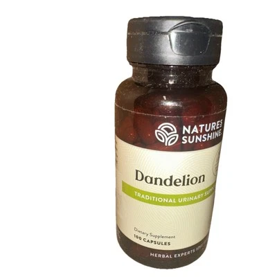 Nature's Sunshine Dandelion Traditional Urinary Support Supplement 100 Capsules - Image 1 of 4