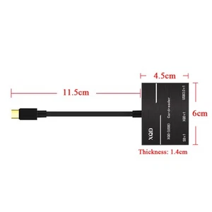 Type-C Interface Reader USB3.0 Adapter Memory Reader Compatible with - Afbeelding 1 van 11