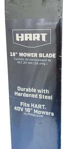 Hart 18" Lawn Mower Replacement Blade Hardened Steel HLPM081VNM New Sealed - Picture 1 of 7