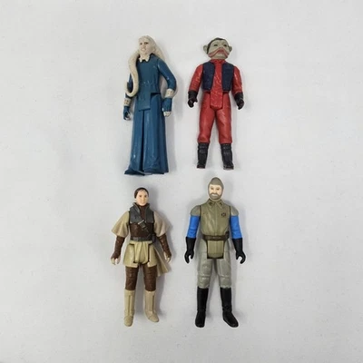 Lot Star Wars Figures Return Of The Jedi Nien Nunb Bib Fortuna General Madine 83 - Image 1 of 4