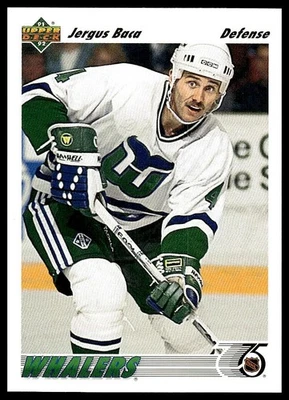 Jergus Baca 1991-92 Upper Deck #425 - Image 1 of 2