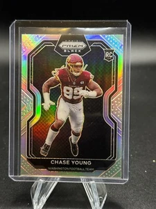 2020 Panini Prizm Black Chase Young Rookie Silver Prizm 49ers #PB-21 RC (B) - Picture 1 of 2