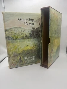 Watership Down Richard Adams Illustrated by John Lawrence slipcase 1979 reprint - Picture 1 of 10