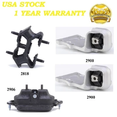 4 PCS FRONT MOTOR & TRANS MOUNT FIT 1997-2003 Chevrolet Venture 3.4L 2WD - Image 1 of 4