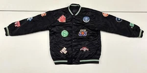 Boys Distressed FUBU 05 Satin Snap Jacket Size Large (14-16) - Picture 1 of 11