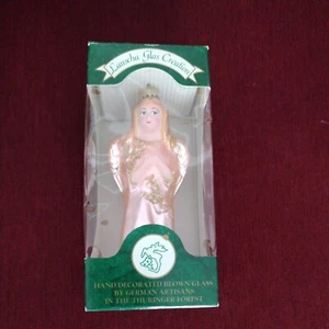 Vintage German Lauscha Glas Creation Blown & Hand Decorated Angel Ornament - Picture 1 of 5