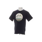 Lindex, T-shirt, Gre: 128, Blau, Wolle, Print, Unisex (Kinder)
