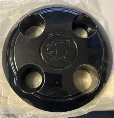 1987 1988 Mercury Cougar OEM Center Hub Cap Black E7WC1A096BA E8WC1A096 # 1529 - Imagem 1 de 4