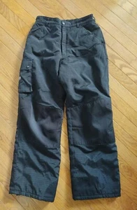 Boys Columbia Tectonite Black Snowboard Ski Pants Nylon Insulated Youth 14/16 - Picture 1 of 7