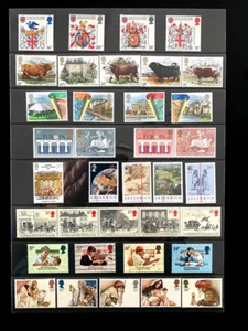 GREAT BRITAIN 1984 COMMEMORATIVE STAMPS YEAR SET MNH MINT 9 x SETS 36 x STAMPS - Picture 1 of 1