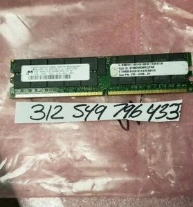 Micron 2GB 2Rx4 PC2-4200R DDR2 533MHz SUN 370-6209-01 Server RAM Sunfire - Picture 1 of 1