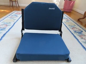 Jauntis Folding Stadium Cushion With Back Support Cushion – Preowned - Picture 1 of 11