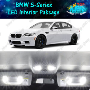 White Interior LED Light Package Kit for 2011-2015 BMW 5 Series M5 535i 550i F10