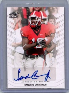 2013 Leaf Draft #BA-SC1 Sanders Commings Autographs - Picture 1 of 2