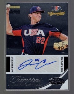 2013 Panini USA Baseball Champions /299 Jonathon Crawford #6 Auto