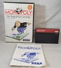 Vintage 1980s Sega Master System Monopoly Game Complete In Box