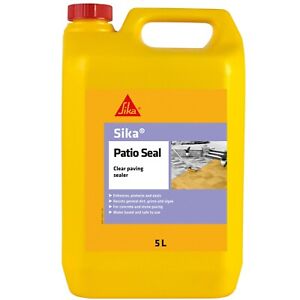 Sika Patio Seal - Paving Sealer, Clear - 5 Litre