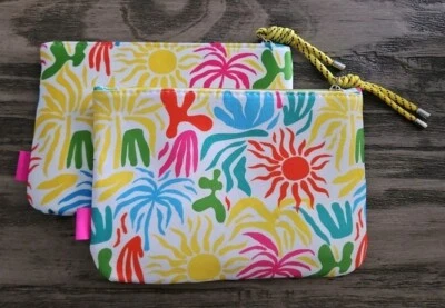 2 Bags IPSY Glam Bag Makeup Cosmetic Bag Yellow June 2024 New - Image 1 of 3