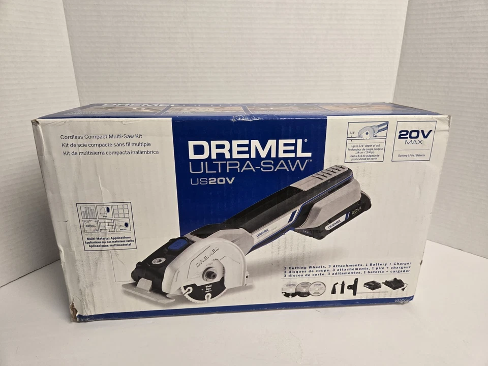Dremel Ultra Saw US20V Cut-off Tool- Cordless Compact Multi-saw Kit New In Box  - Image 1 of 4