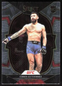 2023 Select UFC Concourse Base #100 Chris Gutierrez RC -