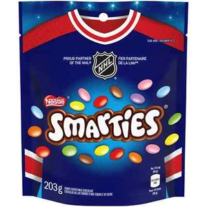 2 x NESTLÉ SMARTIES Candy Coated Milk Chocolate Canadian FRESH FROM CANADA 203g - Picture 1 of 3