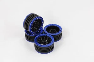 ALIENTAC Four(4) 1.9" Wide 1" Alloy Beadlock Wheel Rim for 1/10 RC Model #013 - Picture 1 of 4