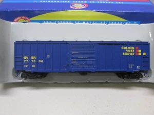 ATHEARN-#7051-GOLDEN WEST SERVICE-50' BOXCAR #777504-HO SCALE - Picture 1 of 5